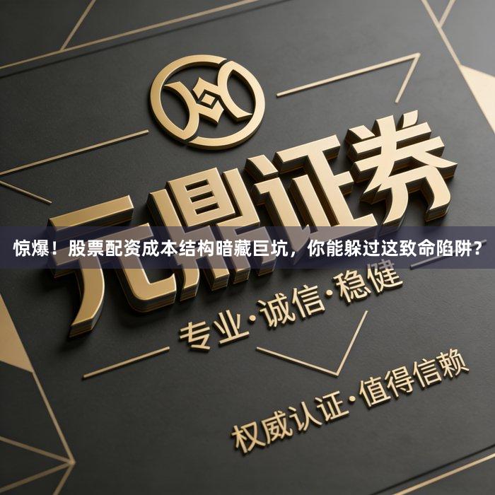 惊爆！股票配资成本结构暗藏巨坑，你能躲过这致命陷阱？