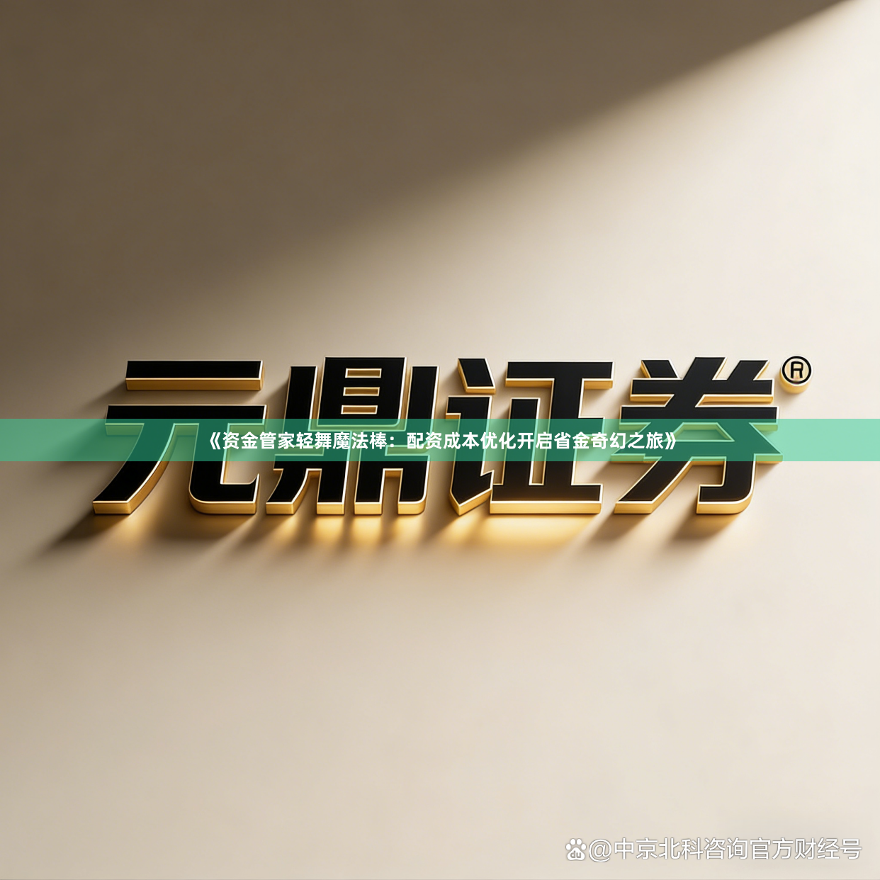 《资金管家轻舞魔法棒：配资成本优化开启省金奇幻之旅》
