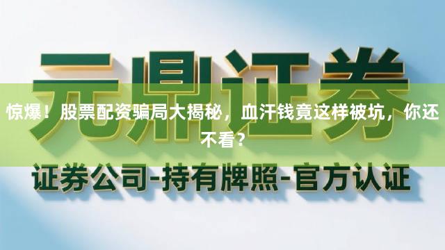 惊爆！股票配资骗局大揭秘，血汗钱竟这样被坑，你还不看？