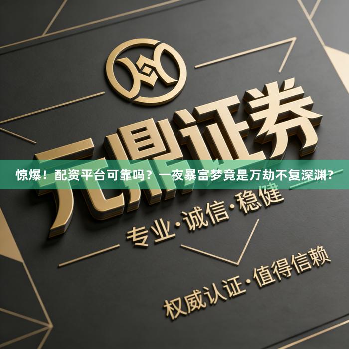 惊爆！配资平台可靠吗？一夜暴富梦竟是万劫不复深渊？