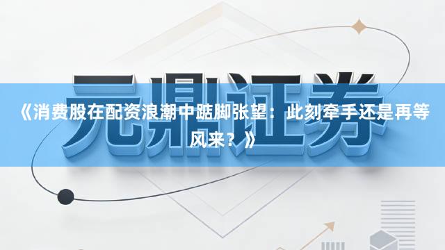 《消费股在配资浪潮中踮脚张望:此刻牵手还是再等风来?》