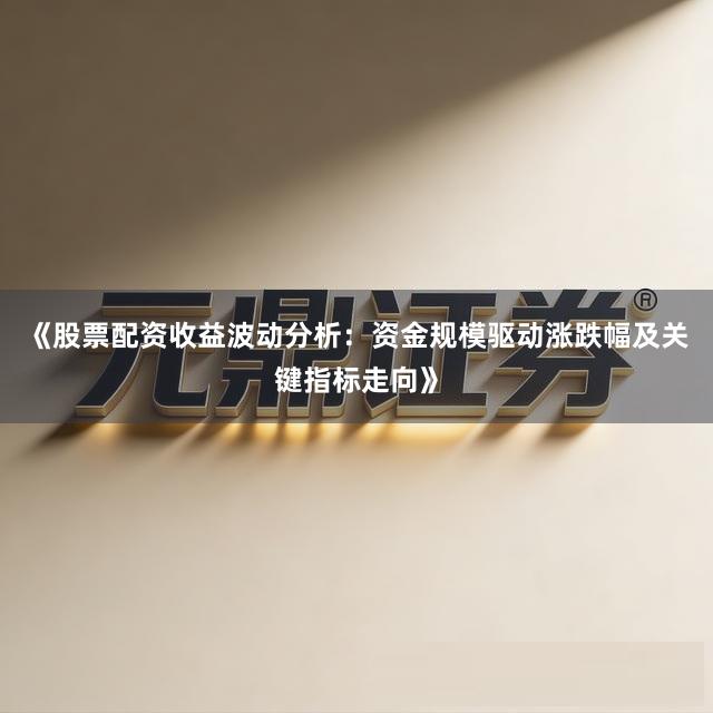 《股票配资收益波动分析：资金规模驱动涨跌幅及关键指标走向》